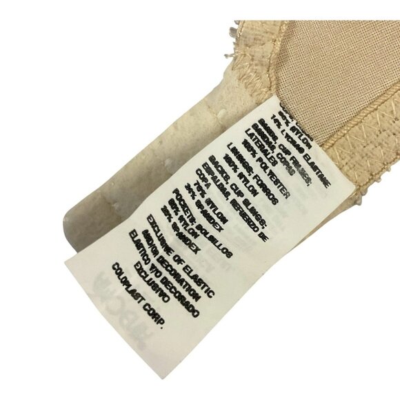 NWT AMOENA 2127 Wire Free Mastectomy Bra 36A Soft Cup Ivory Back Closure Nude 36 - Picture 5 of 7